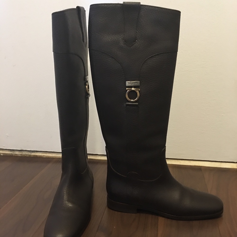 Salvatore Ferragamo riding boots